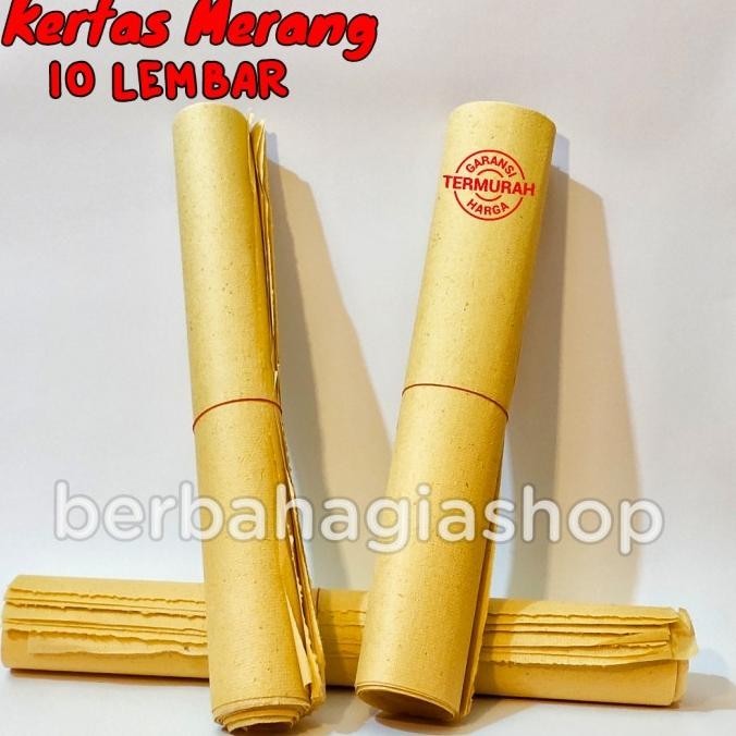 

*#*#*#] Kertas Merang Recycle Paper / Joss Paper / Straw Paper Isi 10 Lembar