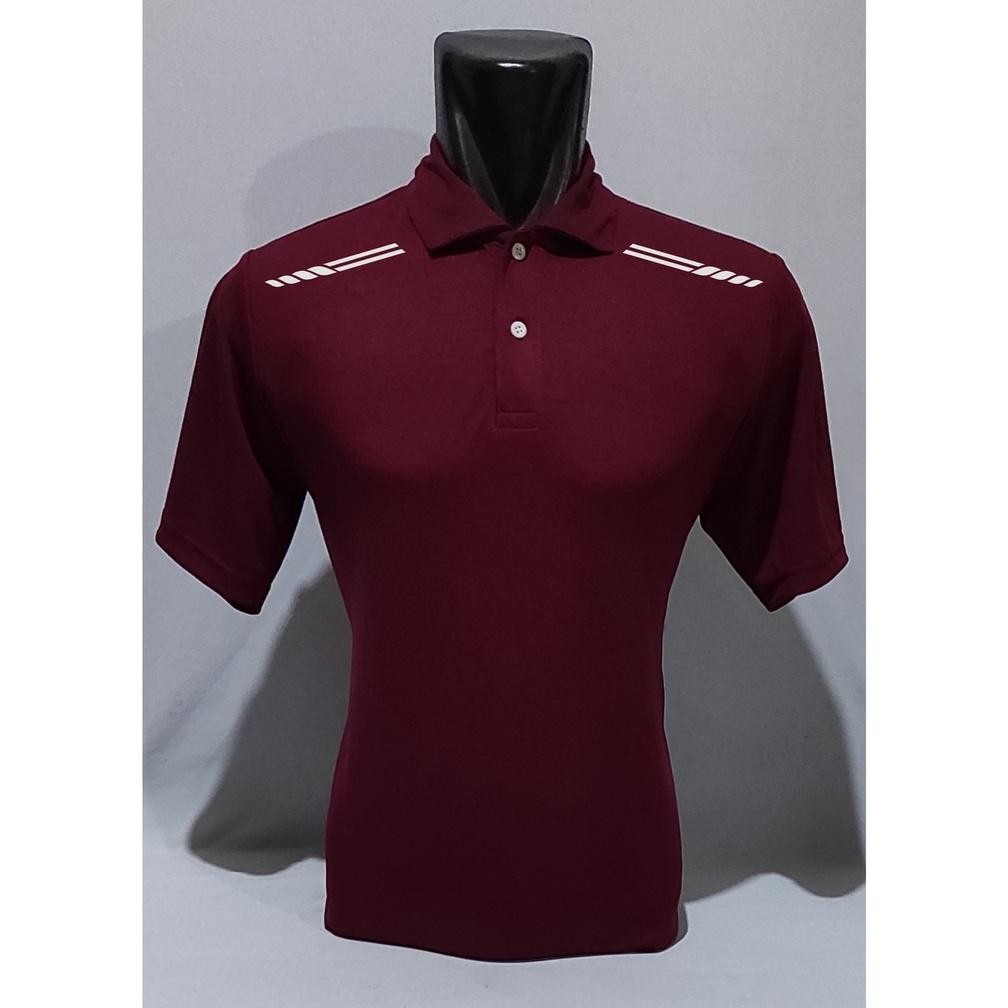 Pakaian Olahraga Pria Dewasa Jumbo Berkerah/Kaos Big Size Polos Sablon Logo Apparel Pl004