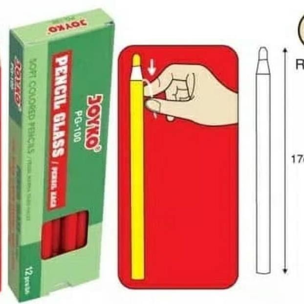 

Kekinian Pensil Glass/Pensil Kaca Joyco PG-100 (1 Lusin ) ..