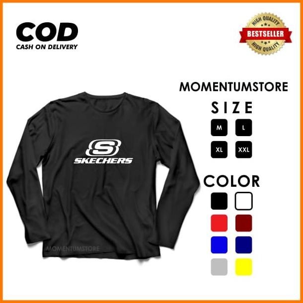 Promo Kaos Sport Skechers Lengan Panjang Wanita Tshirt Sport Skechers Kaos Olahraga Wanita