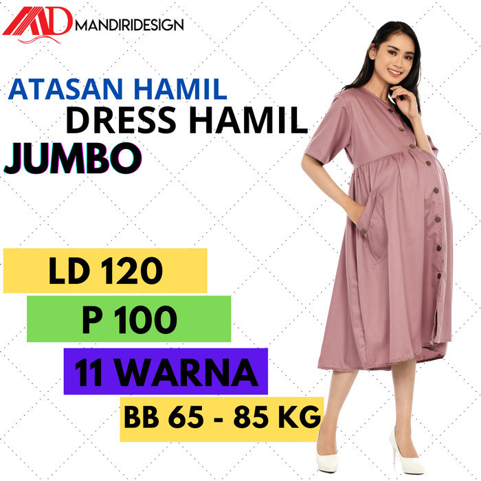 Manchu Dress Hamil Jumbo Kerja Atasan Hamil Big Jumbo Baju Hamil Dan Menyusui