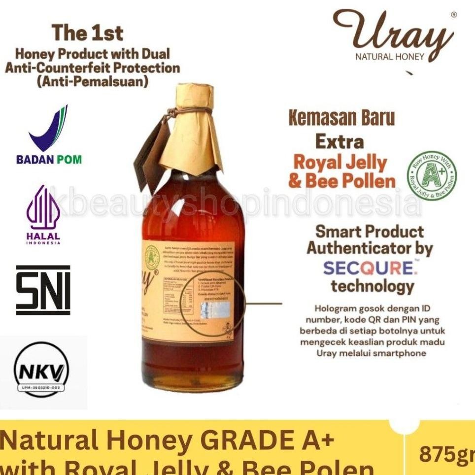 

[Bpom] Madu Uray Natural Honey 875Gr - Madu Murni - Madu Hutan