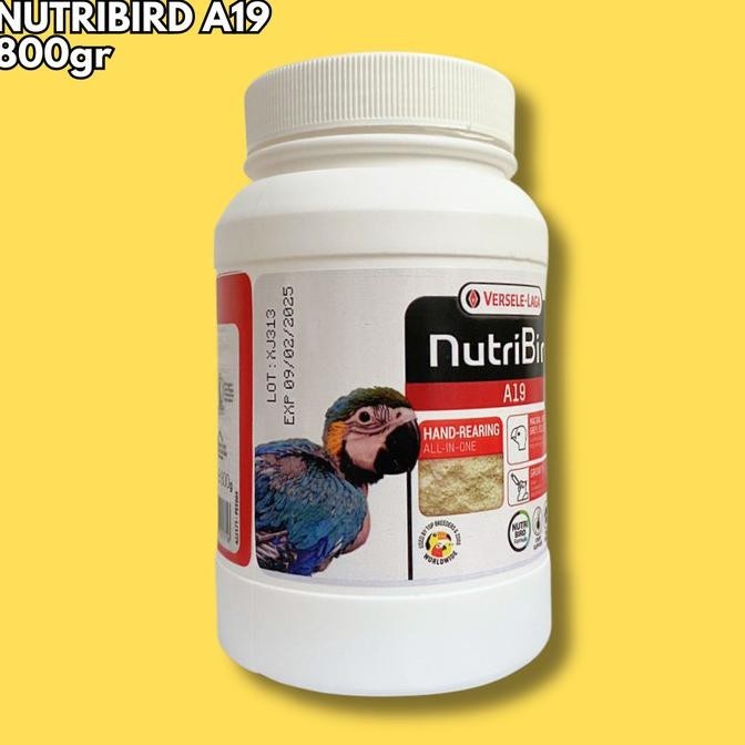 Nutribird A19 Pakan Lolohan Versele Laga Nutri Bird Kemasan 800Gr