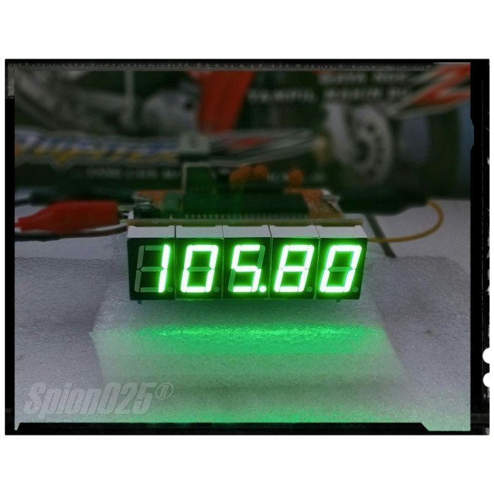 Terbaru Counter Fm Display - Frequency Fm Digital - 5 Digit Hijau Pure Promo Terlaris