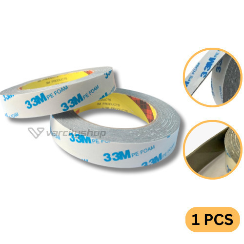 

DOUBLE TAPE BUSA 33M PE FOAM TAPE 2CM X 4METER PEREKAT DOBEL TIP