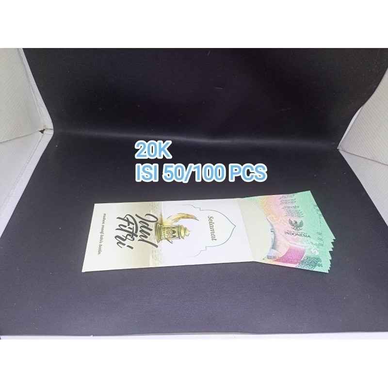 

amplop 20 lebaran dengan isi nya