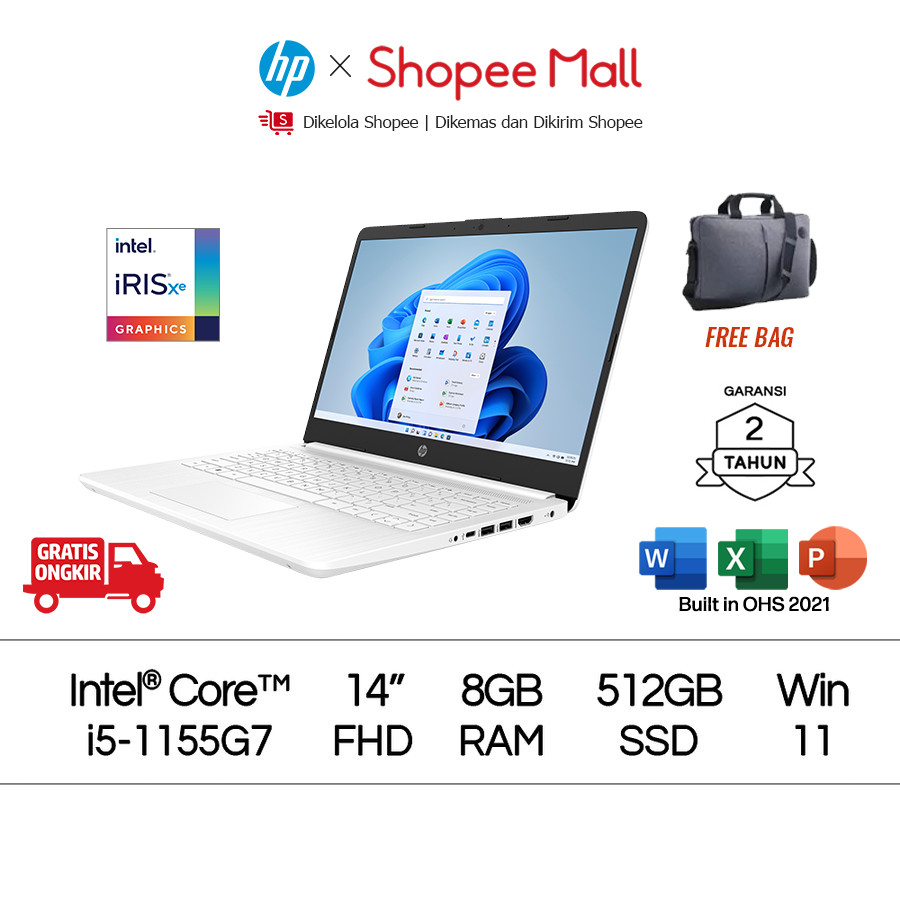 HP Laptop 14s-dq4029TU White