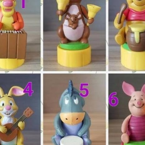 

Stempel kter POOH PIGLET EYORE bisa pilih gagang boneka