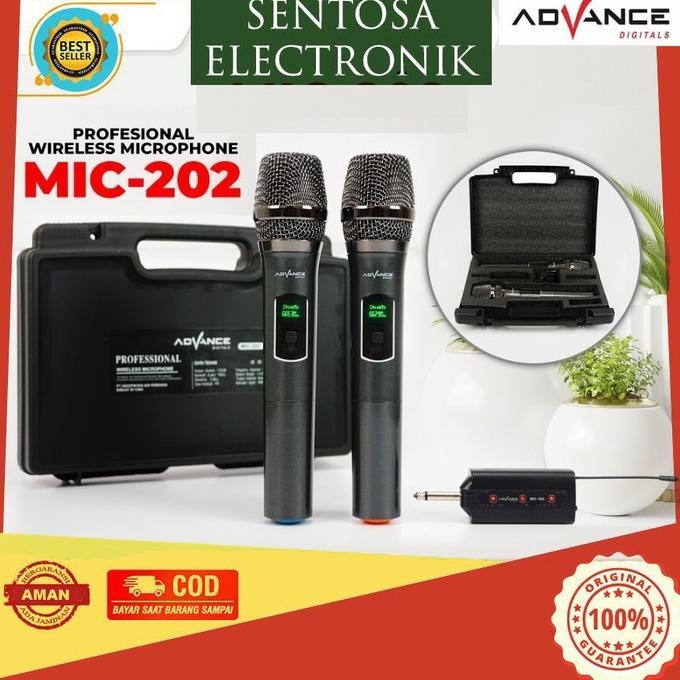 Advance Mic-202 Profesional Wireless Microphone Mic 202