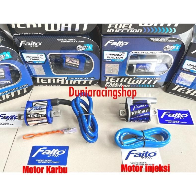 Bx3 Koil Racing Faito Universal Coil Faito Untuk Motor Karbu Karburator Motor Injeksi Koil Faito Ter