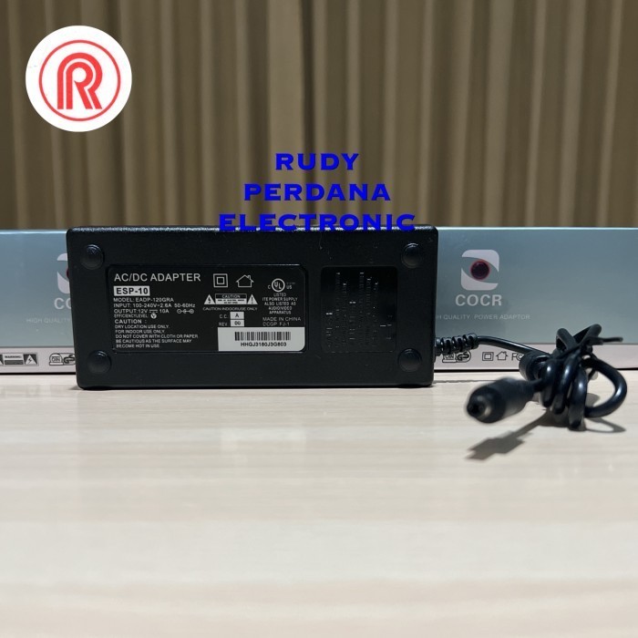 Adaptor 12V 10A 12 Volt 10 Ampere Murni Best