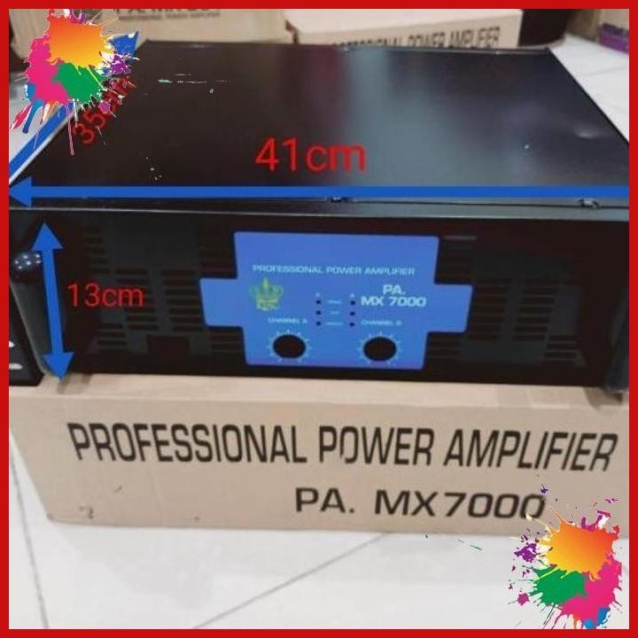 box power amplifier pa. mx 7000 box professional power ampli pa mx7000 (kwj)