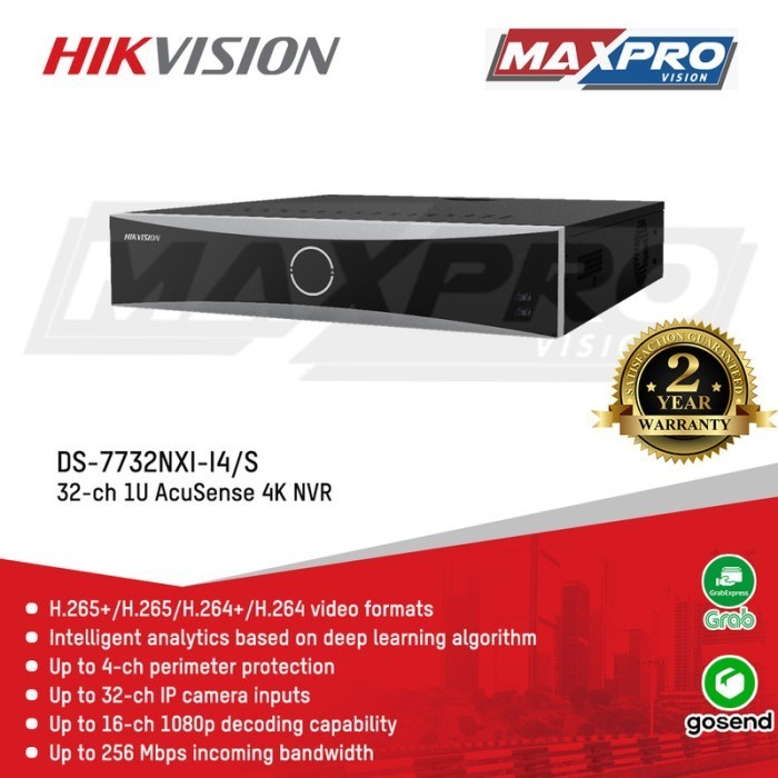 DS-7732NXI-I4/S - NVR 32CH ACUSENSE HIKVISION