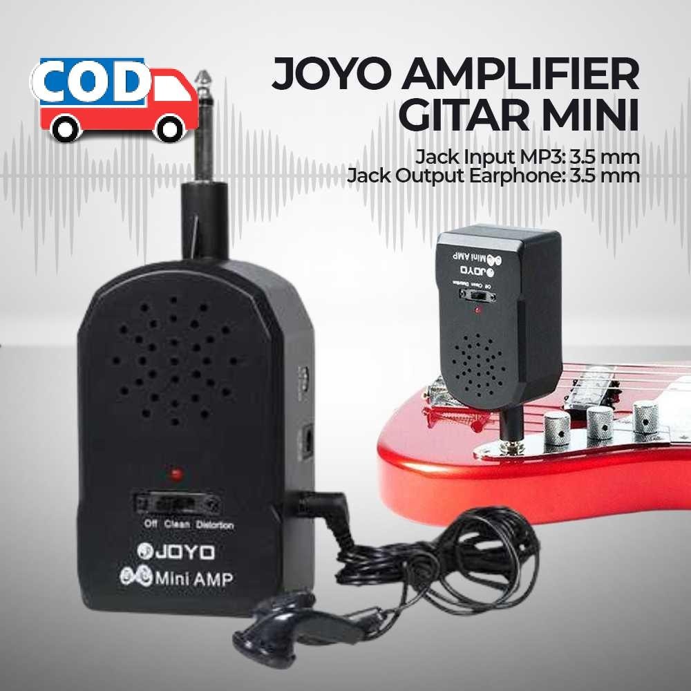 Amplifier Mini Gitar 9 Volt Ampli Kecil Pengeras Suara Mp3 Player Jamming