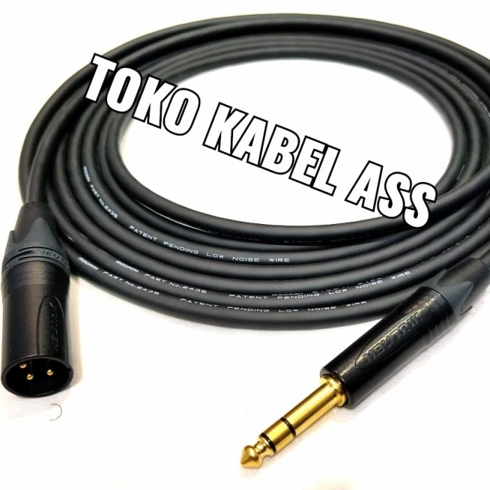 kabel speaker studio Recording Mogami 80 cm - trs to xlr male neutrik