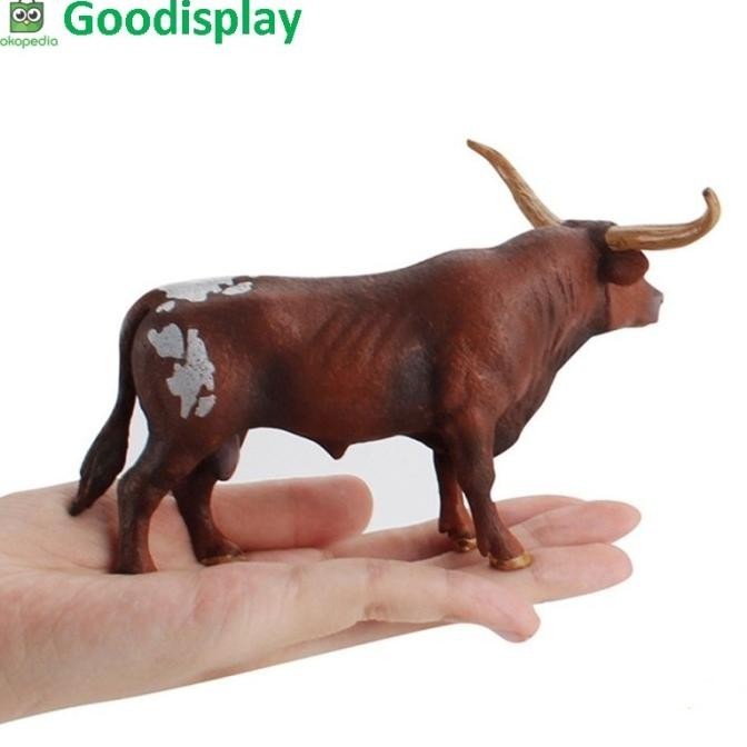 Diskon Besar Aneka Mainan Miniatur Hewan Wild Farm Animal Sapi Banteng Kerbau Cod