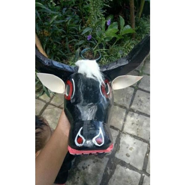 Promo Akhir Tahun Cuci Gudang Mainan Kepala Banteng Banteng Bantengan Kuda Lumping / Banteng Anak Sp