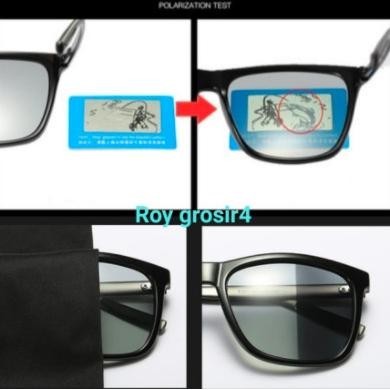 Terbaru Original Kacamata Kaca Mata Polarized Photocromic Sunglasses Pria Limited Edition