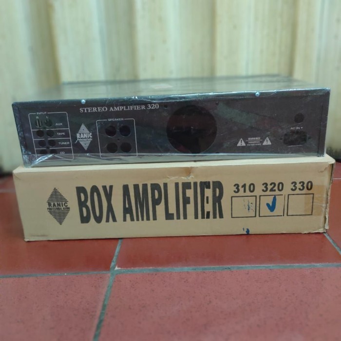 Box Power Amplifier Ranic 320 Sound System Best