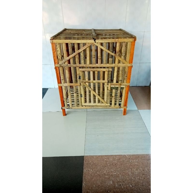 PROMO KANDANG KAKI 5CM/KANDANG RAKIT BAMBU BONGKAR PASANG/KANDANG RAKIT AYAM/KANDANG MERPATI/KANDANG