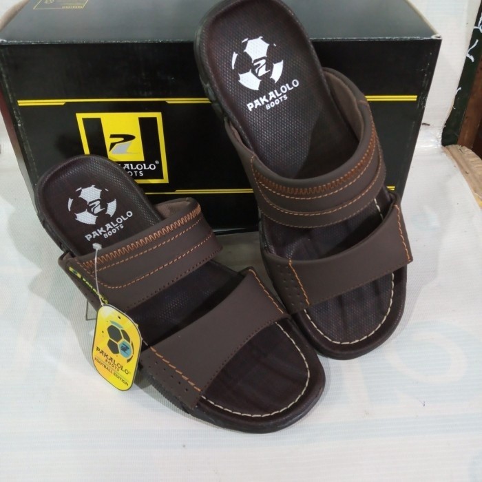 Pakalolo Sandal Pria Kulit Asli Size 38-43 Model 3507 Original. Bisa Cod  Sandal Kulit Pria Termurah