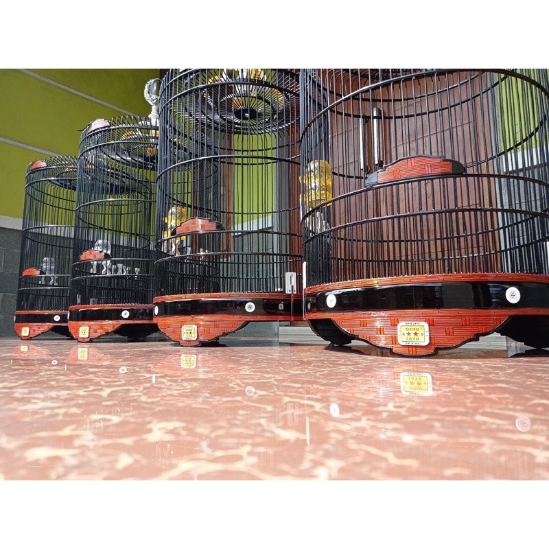PROMO KANDANG SANGKAR KANDANG BURUNG MURAI BATU ORIQ JAYA KLASIK HITAM DAN COKLAT NO 1 ~2 ~3 ~ 4