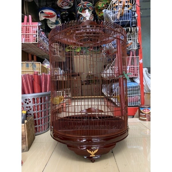 PROMO KANDANG SANGKAR KANDANG MURAI RADJA COMPANY JATI HITAM DAN COKLAT GLOSS NO 1 DAN 2