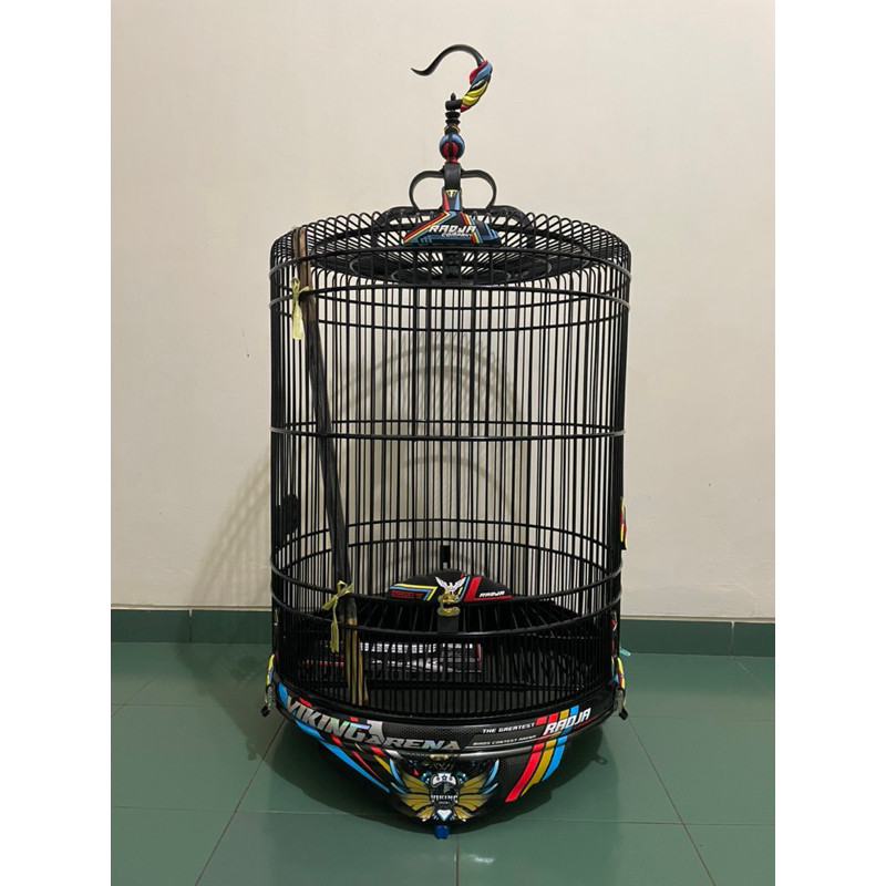 PROMO KANDANG Sangkar Kandang Burung Murai No 2 Radja Decal Viking Arena Asli