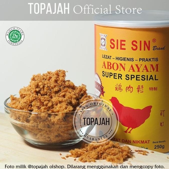 

Abon Ayam Super Spesial Sie Sin 250Grm Halal