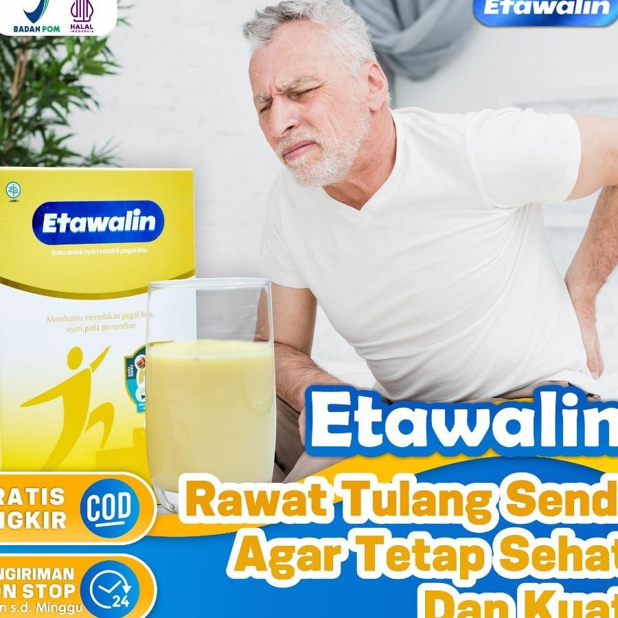 

Susu Etawalin - Atasi Nyeri Tulang / Sendi Dan Anti Asam Urat, Rematik Serta Tulang Keropos Bpom 200Gr