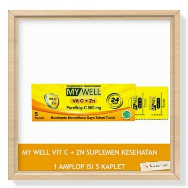 MY WELL VITAMIN C / MY WELL VITAMIN C DAN ZINC PERLEMBAR ISI 5 TABLET