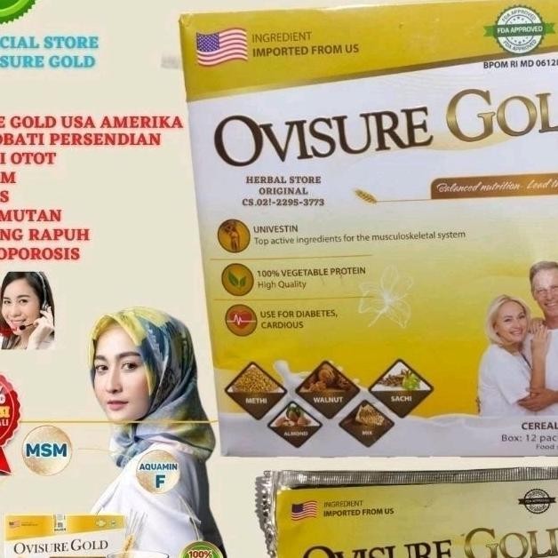 

Ovisure Gold Lk Susu Vitan Tulang Dan Sendi Nyeri Otot Keram Kebas