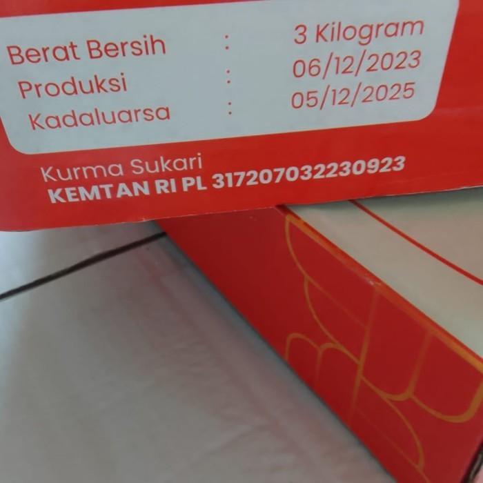 

Kurma Sukari Premium 3Kg