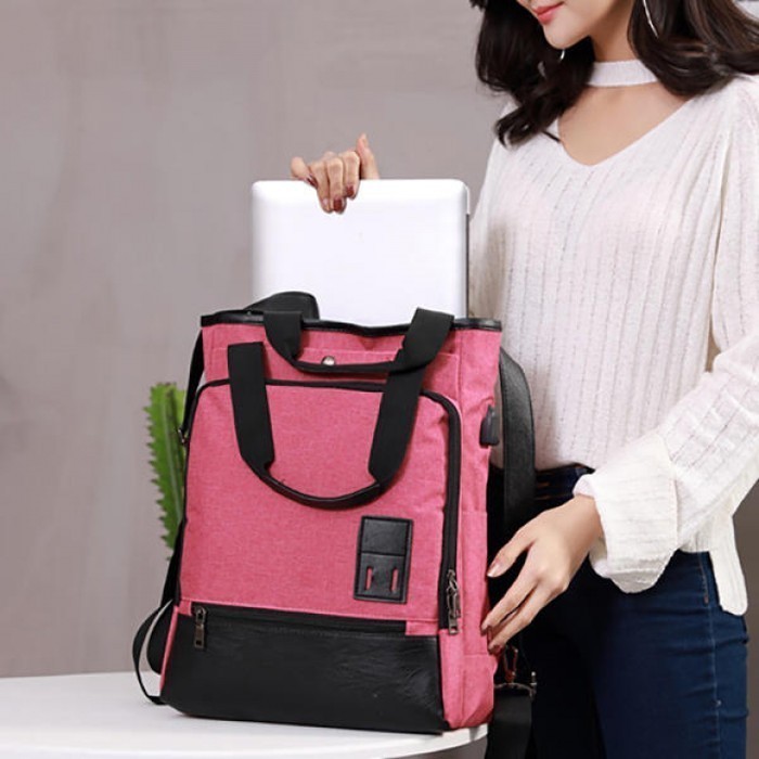 Travel Laptop Backpack Minimalist Bag With Usb Port - 13.3 Inch