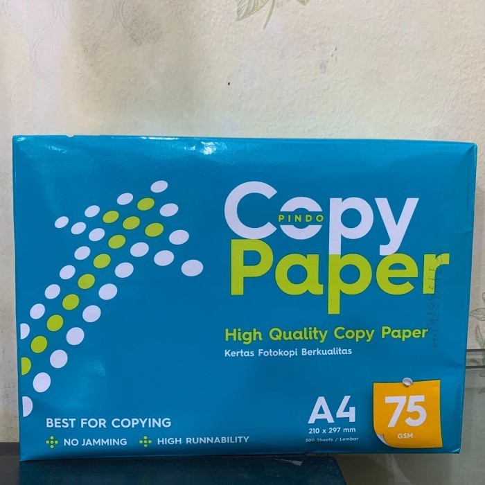 

JUAL kertas hvs copy paper a4 75gr 75gsm