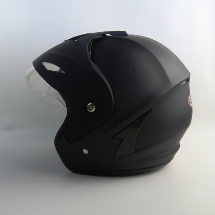 Helm - Helm 05 Ukuran Besar L - 2Xl Solid Black Doff Termurah