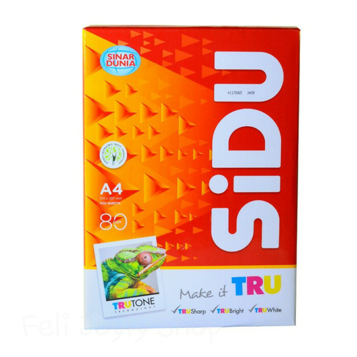 

HOT PROMO KERTAS HVS A4 80 GRAM SIDU POLOS PUTIH PRINTER FOTOCOPY COPY PAPER ONE