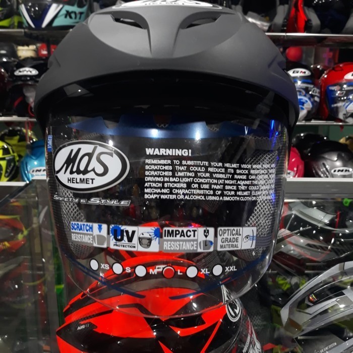 Helm - Helm Mds Protector Solid Black Doff