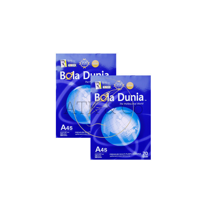 

HARGA DISKON Kertas HVS A4S 70gr Bola Dunia - Kertas A4S Bola Dunia 70gr