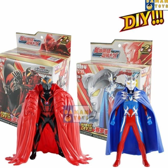 Mainan Diy Ultraman Ultra Act Kaiser Belial Zero Z Alpha Zoffy Taiga | Peterstorez