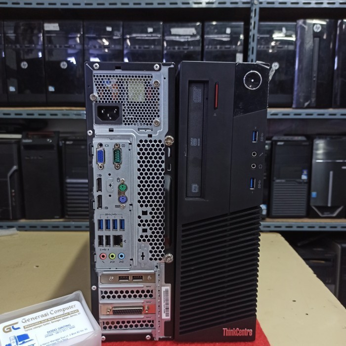 READY PC DESKTOP LENOVO THINKCENTRE I3 4130-4150 GEN4 HASWEL 4GB HDD 500