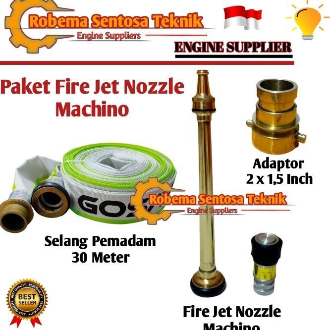 Nozzle Jet Fire Sprayer Pemadam Dan Selang Pemadam Kebakaran 1.5 Inch