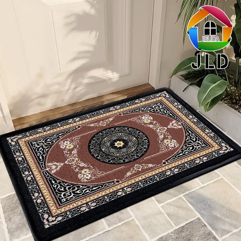 Diskon Besar Jielida Keset Premium Mat Uk 45X75Cm Keset Rumah Keset Kaki Pvc Gambar Full Motif Keset