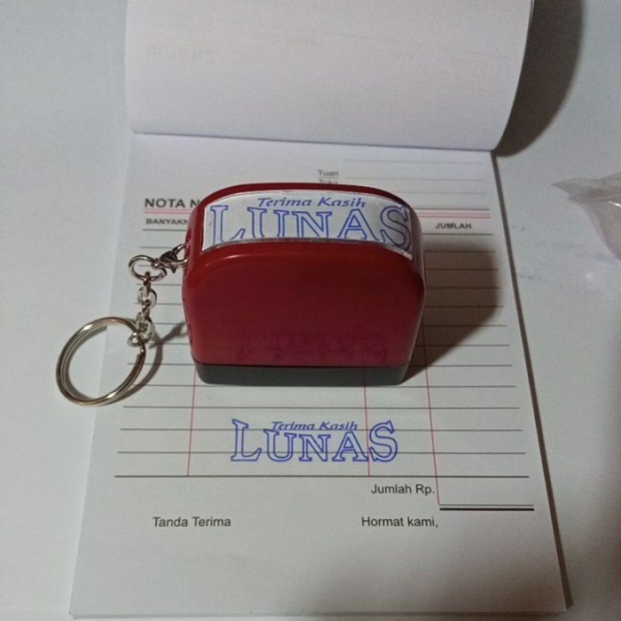 

HOT PROMO Terlaris cap lunas otomatis stempel lunas isi tinta