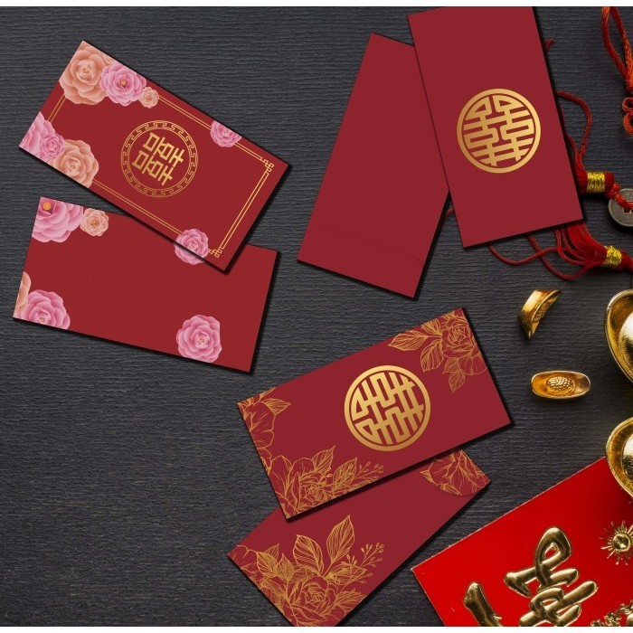 

BRG BARU Angpao Sangjit Angpao Wedding Amplop Shuang Xi Amplop Lamaran Panjang