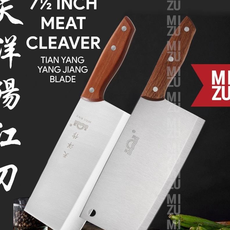 Tianyang 19Cm 7Inch Yangjiang Meat Knife Cleaver Pisau Daging Hardened Stainless Steel 420