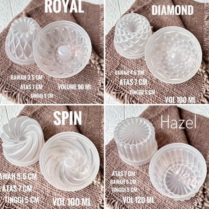 Cetakan Puding Mini Series Cetakan Puding Kecil Loyang Puding Premium
