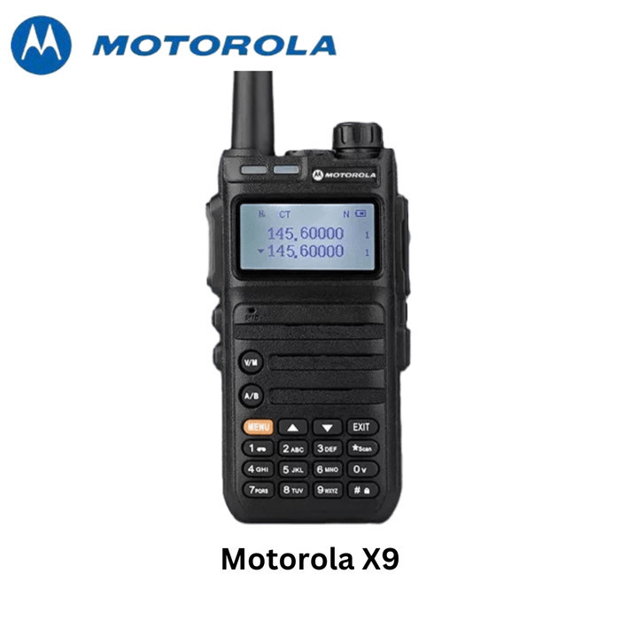 HT MOTOROLA X9 WALKIE TALKIE X-9 RADIO 15W ANTI-AIR JARAK JAUH 50KM
