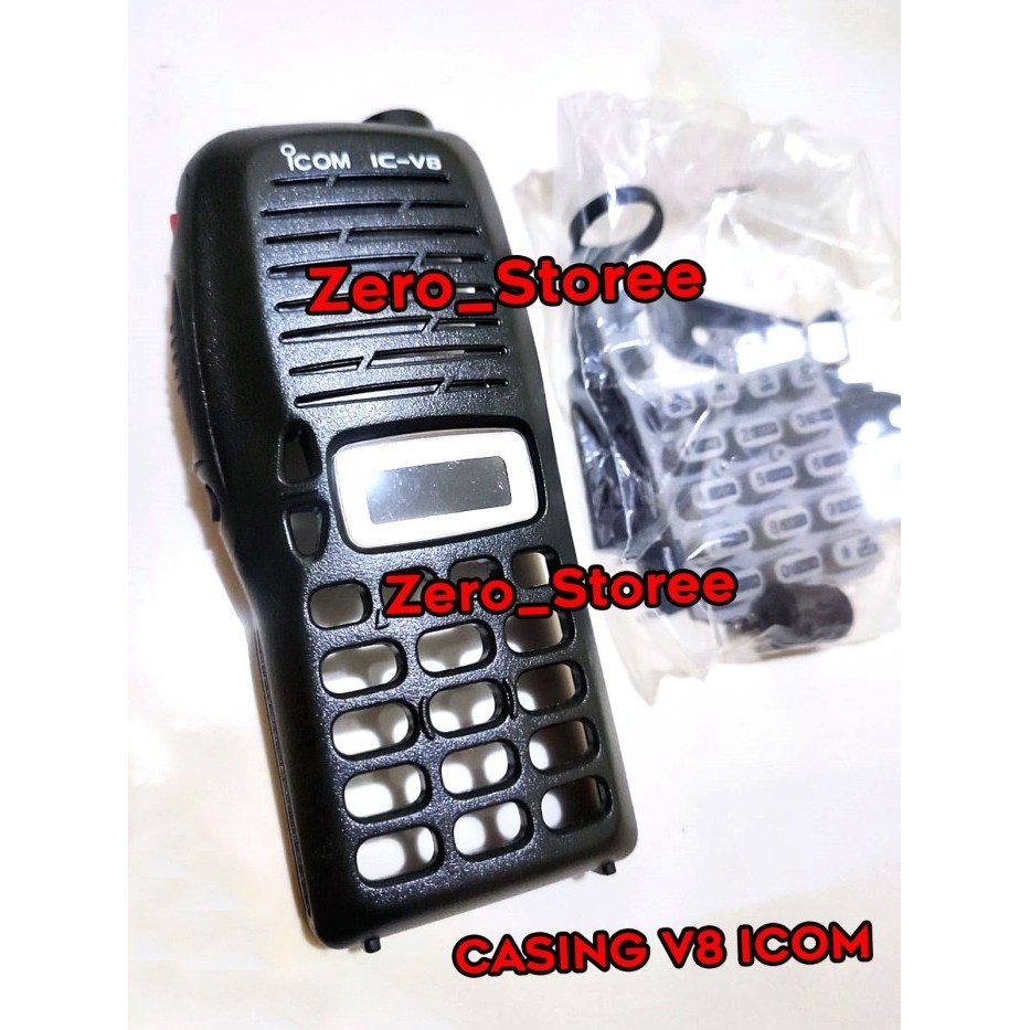 CASING HT ICOM IC V8 CASING BODY ICOM IC-V8 IC V 8 KOMPLIT SATU SET