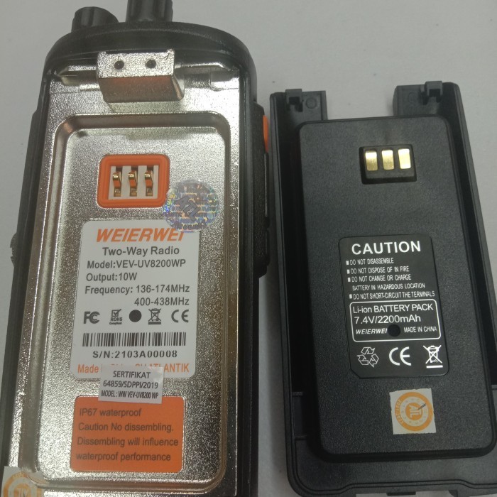 BATTERY HT WEIERWEI UV8200 WP ORIGINAL